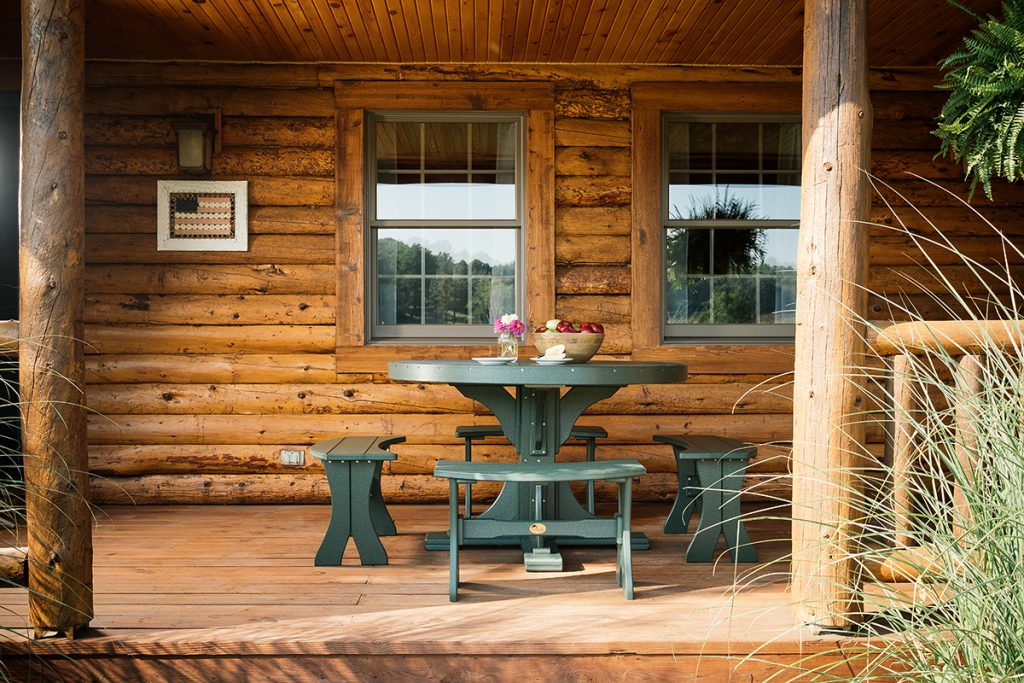 poly 4 round table set 3 dining height green 1024x683 1