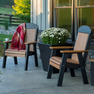 2 classic benchcedar black