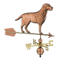 labrador retriever with arrow 560pa labrador retreiver with arrow polished silo 1