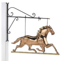 hanging horse 580ph hanging horse polished silo 1