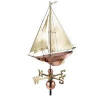 racing sloop 909b racing sloop polished and brass silo 1