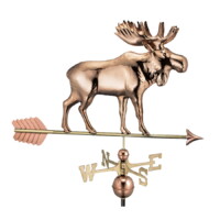 moose with arrow 9557pa moose with arrow polished silo 1