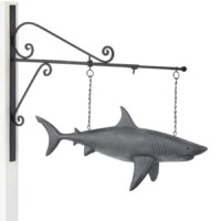 hanging shark 965gryh hanging shark grey silo 1