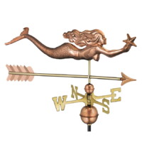 mermaid with starfish and arrow 966pa mermaid with starfish and arrow polished silo 1