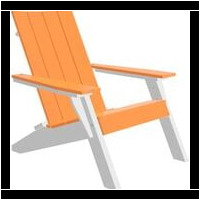 tangerine / white 25