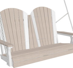 birch / white 4aps 4 adirondack swingbirch white
