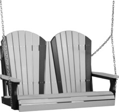dove gray / black 4apsdgb 4 adirondack poly swing dove gray black 1