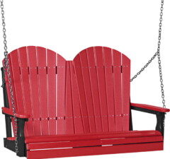 red / black 4apsrb 4 adirondack poly swing red black 1