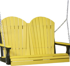 yellow / black 4apsyb 4 adirondack poly swing yellow black 1