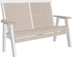 birch / white 4cpbbiw 4 classic poly bench birch white