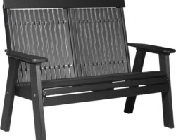 black 4cpbbk 4 classic poly bench black