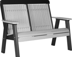 dove gray / black 4cpbdgb 4 classic poly bench dove gray black