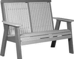dove gray / slate 4cpbdgs 4 classic poly bench dove gray slate