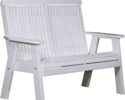 white 4cpbw 4 classic poly bench white