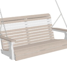 birch / white 4pps 4 plain swingbirch white