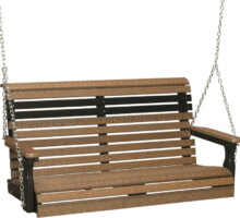 mahogany / black 4ppsamb 4 plain poly swing antique mahogany black 1