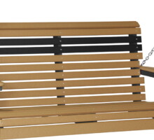 cedar / black 4ppscb 4 plain poly swing cedar black 1