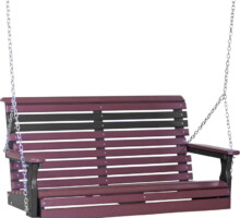 cherrywood / black 4ppschb 4 plain poly swing cherrywood black 1