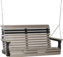 weatherwood / black 4ppswwb 4 plain poly swing weatherwood black 1