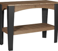 antique mahogany / black ibtamb island buffet table antique mahogany black