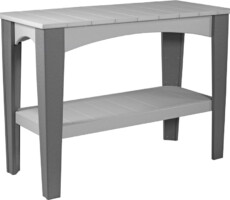 dove gray / slate ibtdgs island buffet table dove gray slate
