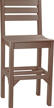 chestnut brown iscbcbr island side chair bar height chestnut brown