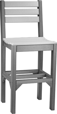 dove gray / slate iscbdgs island side chair bar height dove gray slate