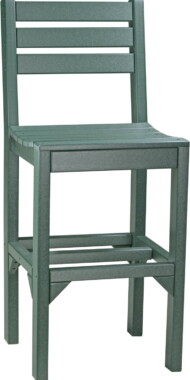 green iscbg island side chair bar height green