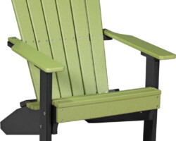 lime green / black laclgb lakeside adirondack chair lime green black