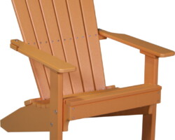 tangerine lact lakeside adirondack chair tangerine