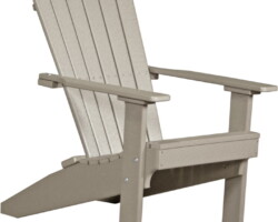 weatherwood lacww lakeside adirondack chair weatherwood