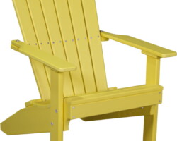yellow lacy lakeside adirondack chair yellow