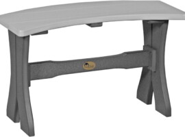 dove gray / slate p28tbdgs poly 28 table bench dove gray slate