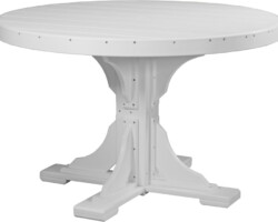 white p4rtw poly 4 round table white dining height