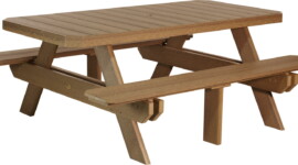 antique mahogany p6rptam poly 6 rectangular picnic table antique mahogany