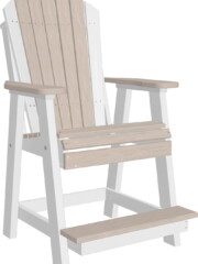 birch / white pabc adirondack balcony chairbirch white