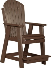 chestnut brown pabccbr poly adirondack balcony chair chestnut brown