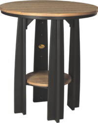 antique mahogany / black pbatamb poly balcony table antique mahogany black