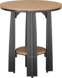 cedar / black pbatcb poly balcony table cedar black