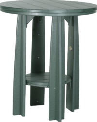green pbatg poly balcony table green