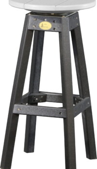 dove gray / black pbsdgb poly bar stool dove gray black