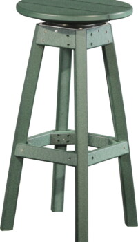 green pbsg poly bar stool green