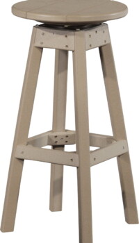 weatherwood pbsww poly bar stool weatherwood