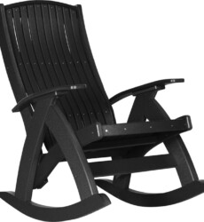 black pcrbk poly comfort rocker black