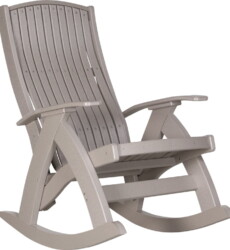 weatherwood pcrww poly comfort rocker weatherwood