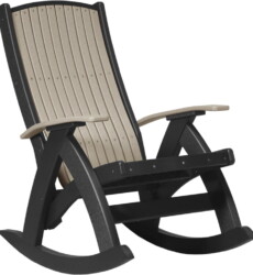 black pcrwwb poly comfort rocker weatherwood black