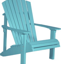 aruba blue pdacab poly deluxe adirondack chair aruba blue