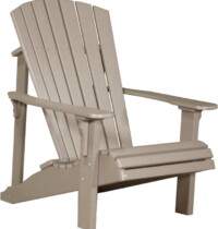 weatherwood pdacww poly deluxe adirondack chair weatherwood