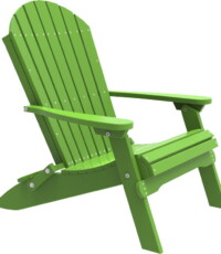 lime green pfaclg poly folding adirondack chair lime green