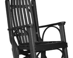 black pgrbk poly grandpas rocker black